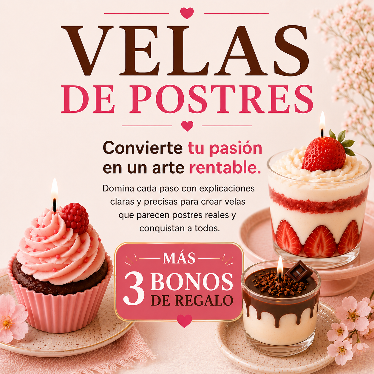 Velas de postres